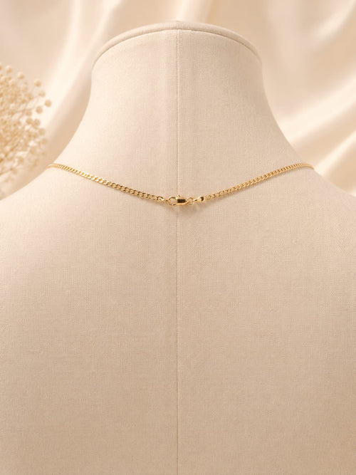 Cadena clásica de eslabones - Oro laminado 14K