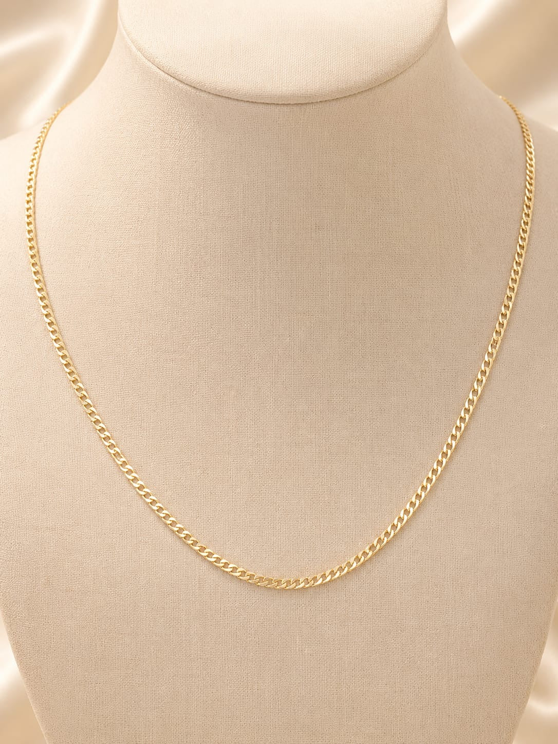 Cadena clásica de eslabones - Oro laminado 14K
